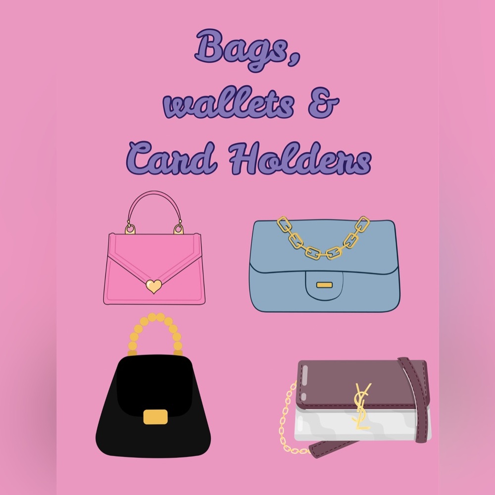 BAGS, wallets and card holders